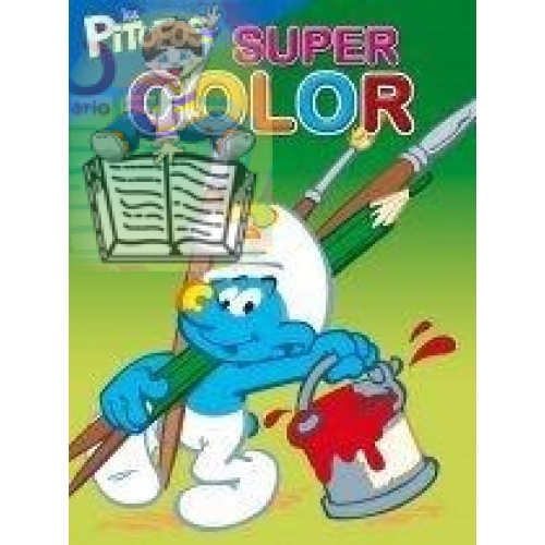 Colec. Pitufos Super Color +Pegatinas 1T