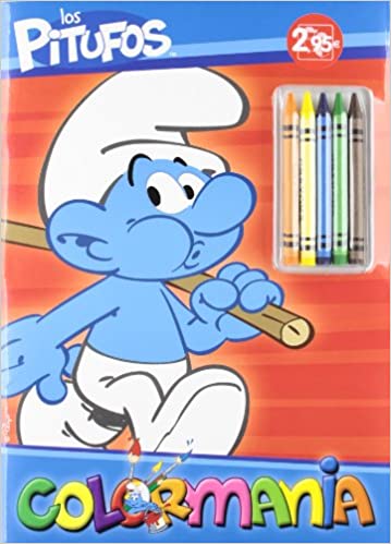 Colec. Pitufos Colormania +Crayon