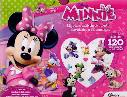 Minnie - Mi Primer Maletin De Cuentos Actividades Y Calcomanias