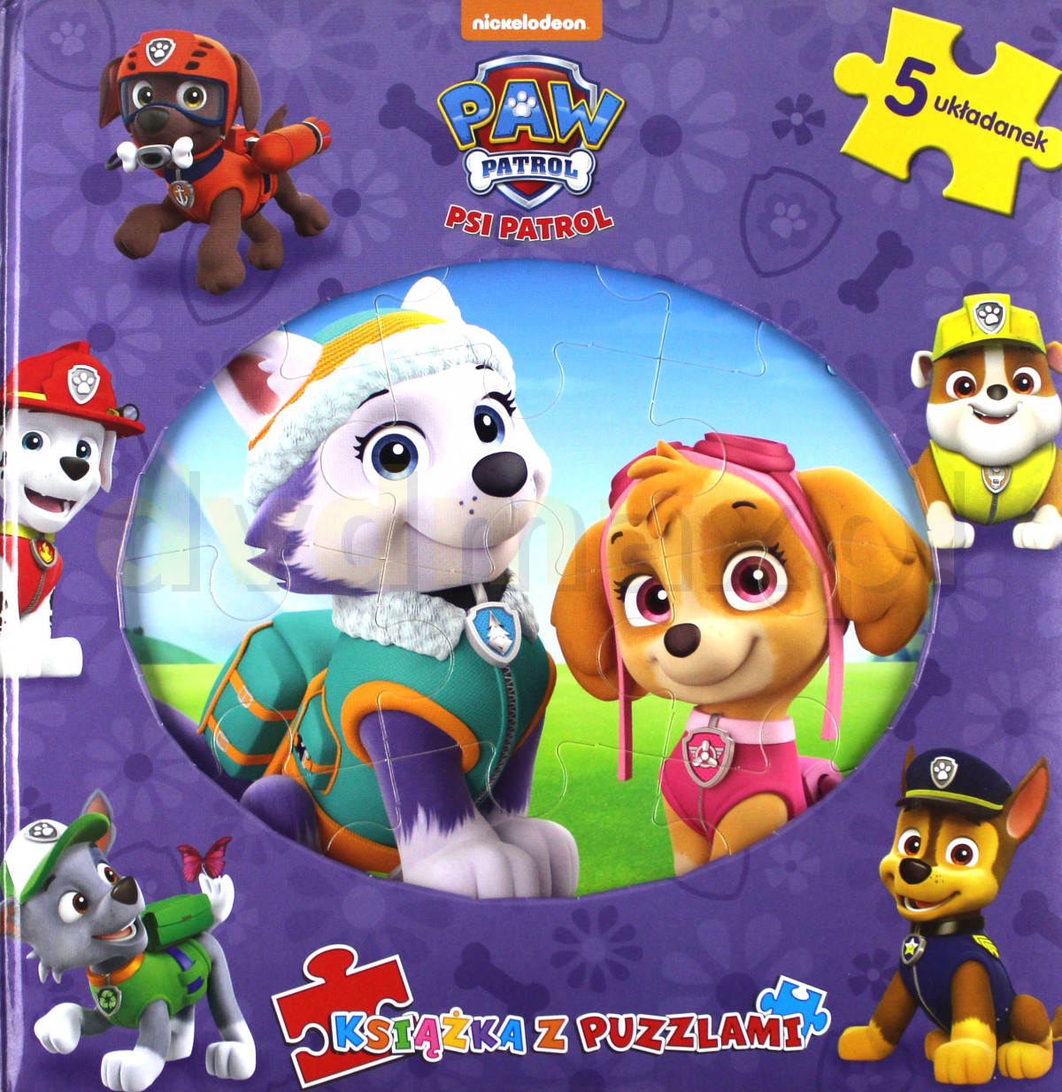 Mi Primer Libro De Rompecabezas - Paw Patrol Morado