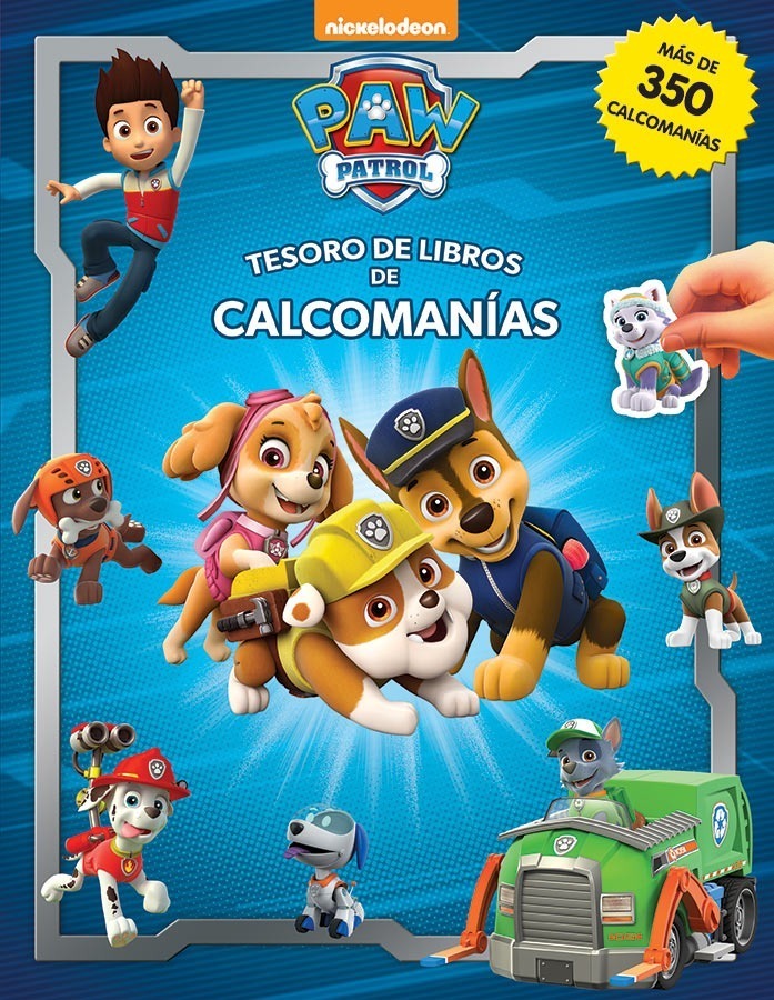 Paw Patrol - Tesoro De Libros De Calcomanias