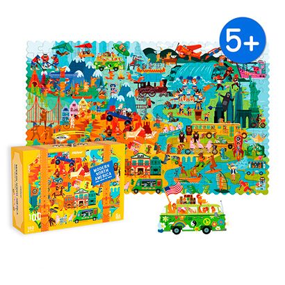 Modern North America - Puzzle 180 Psc - 5+ - Md3114