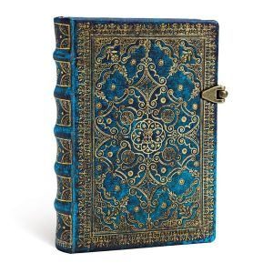 Libreta Mini Con Seguro Azure - Lineas