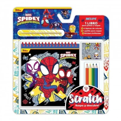 Spidey - Friends - Scratch - Raspa Y Descubre